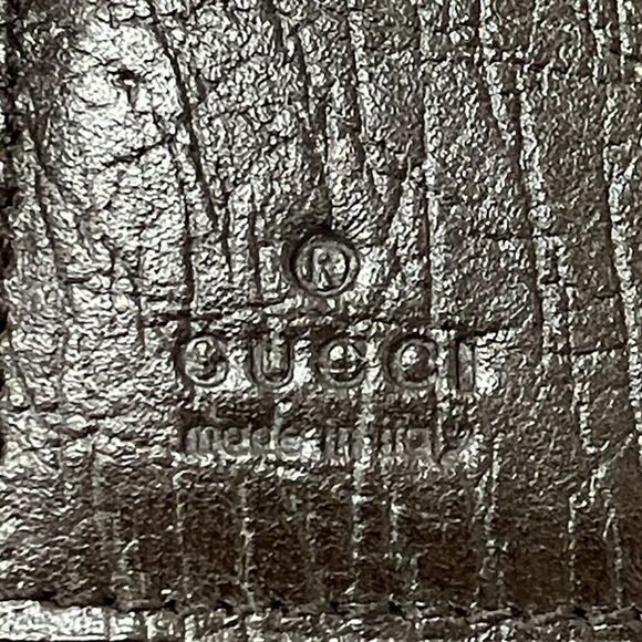 Pre Loved gucci GG Canvas Wallet Unisex Brown Wallets - Picture 4 of 8